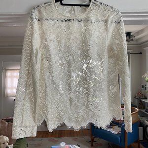 Club Monaco Samyra Lace Blouse